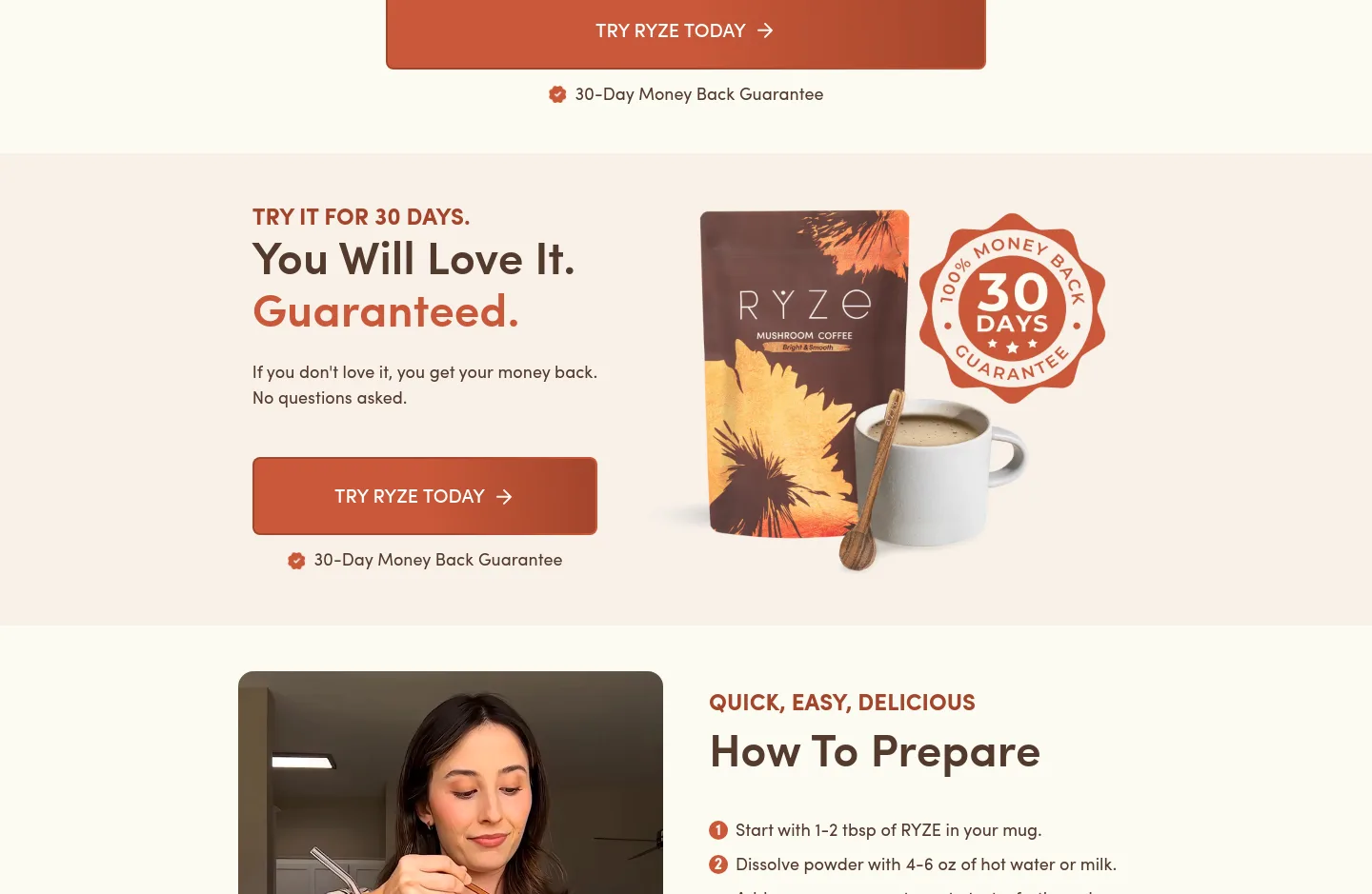 ryzesuperfoods.com CTA section
