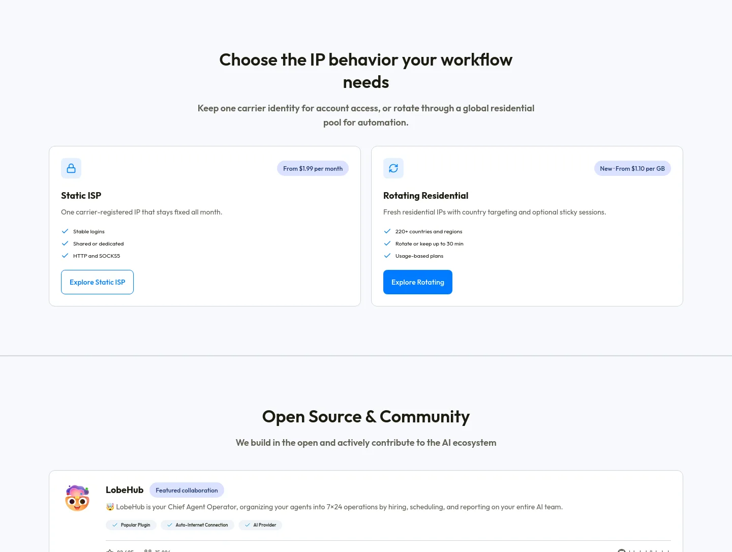 s1.dev Pricing section