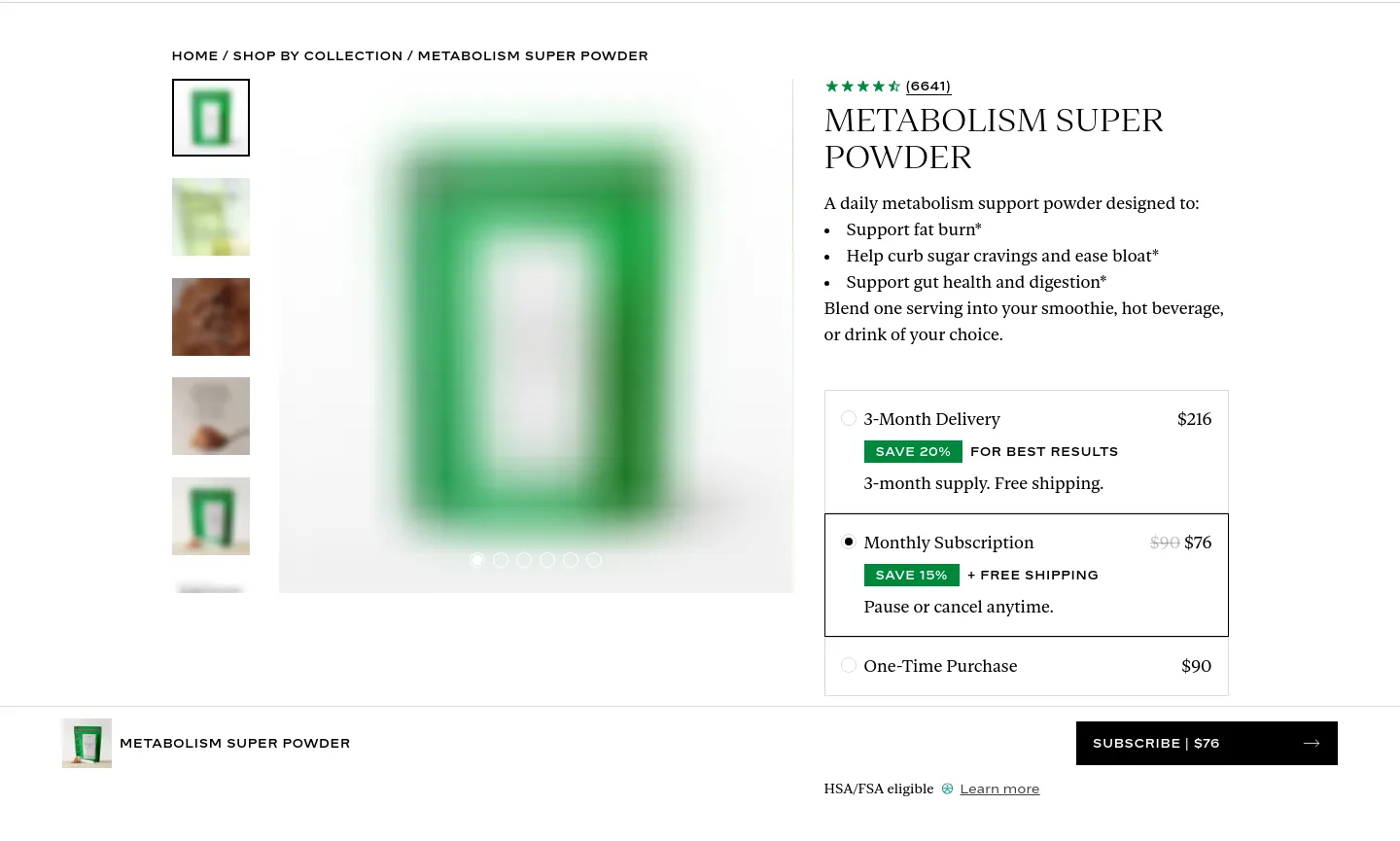 sakara.com Hero