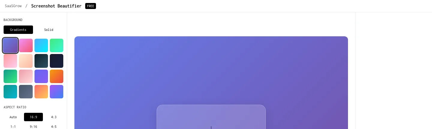 screenshot.saasgrow.app — a measured funnel