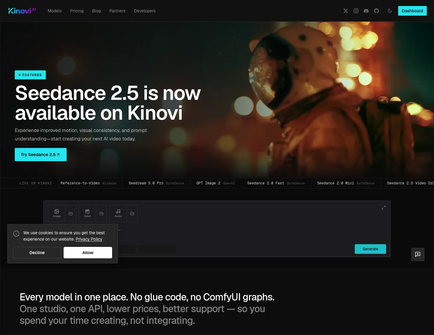 seedance2-pro.com — Hero + Features + FAQ