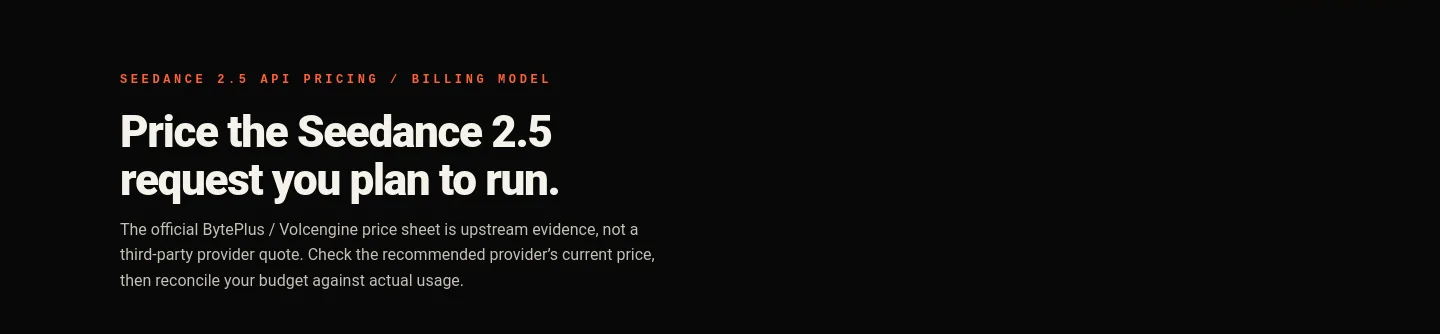 seedance25api.io — a real Hero section