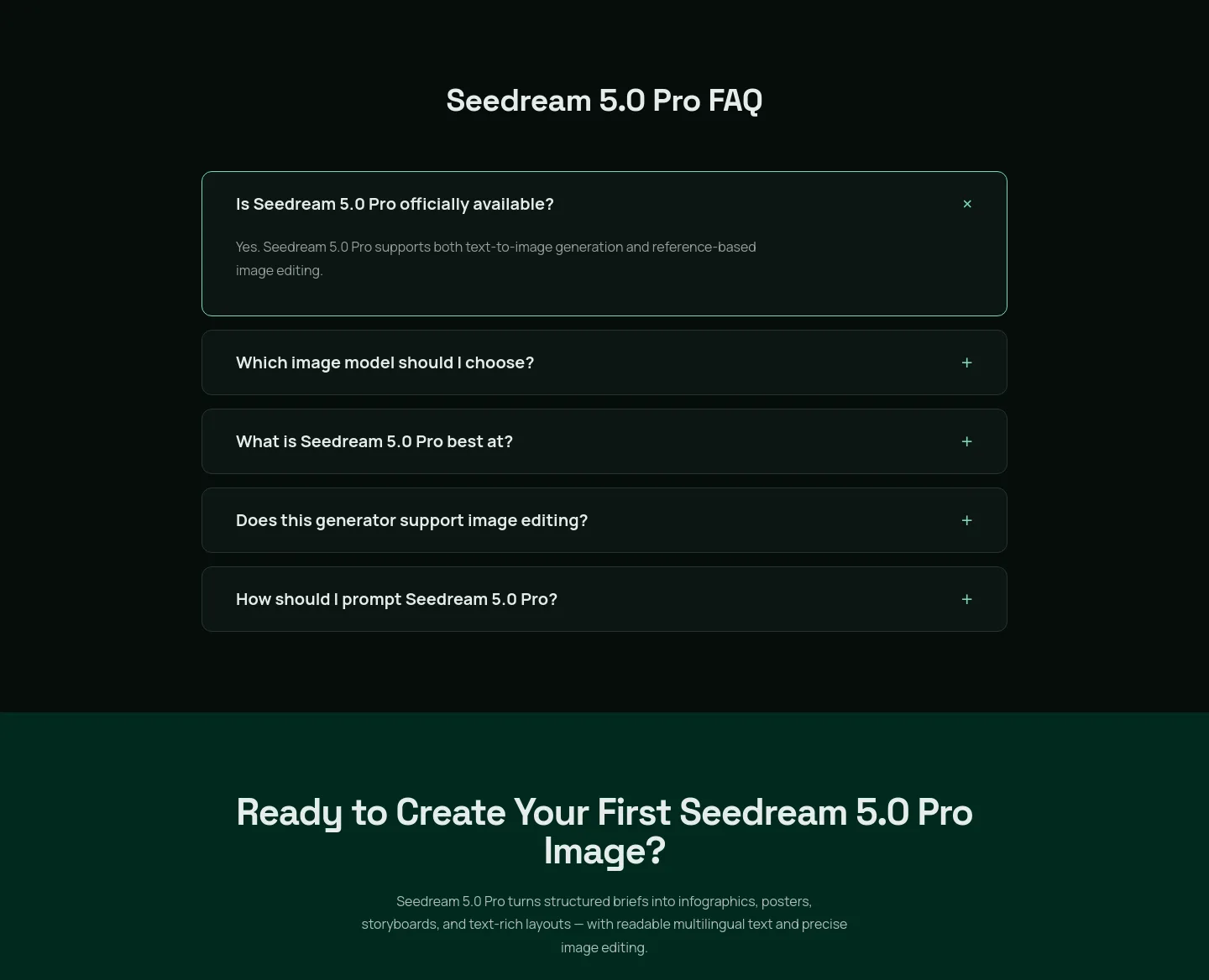 seedream5-pro.im FAQ section