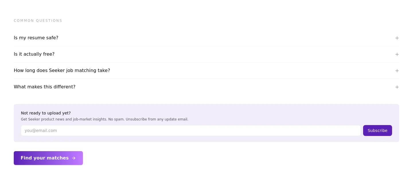 seekerscore.com FAQ section