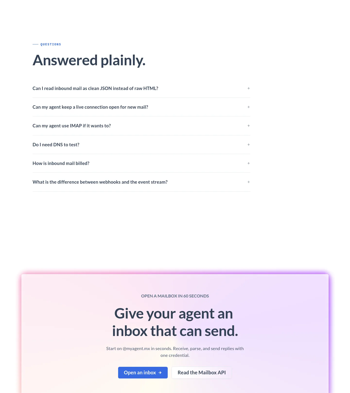 sendmux.ai FAQ section