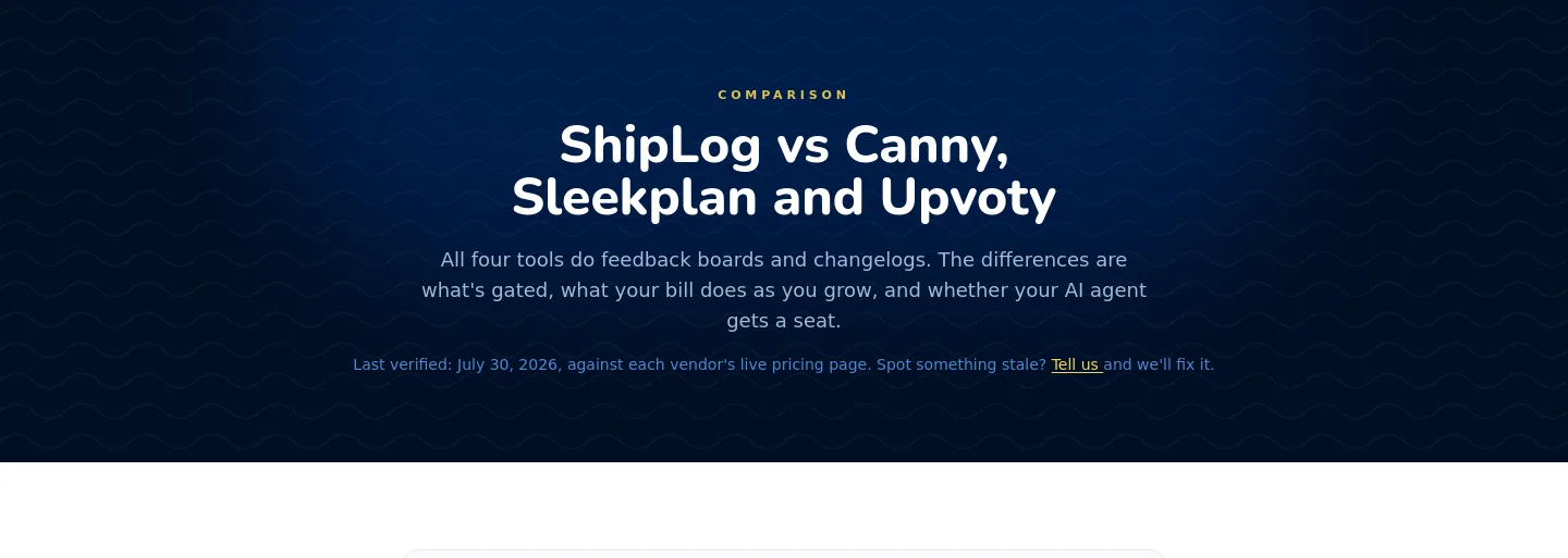 shiplog.ca Hero