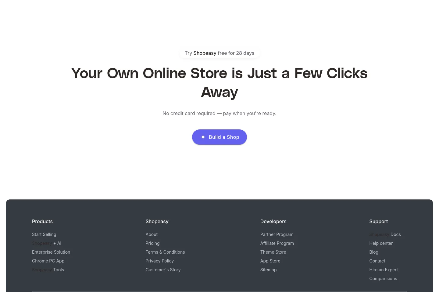 shopeasy.ai CTA section