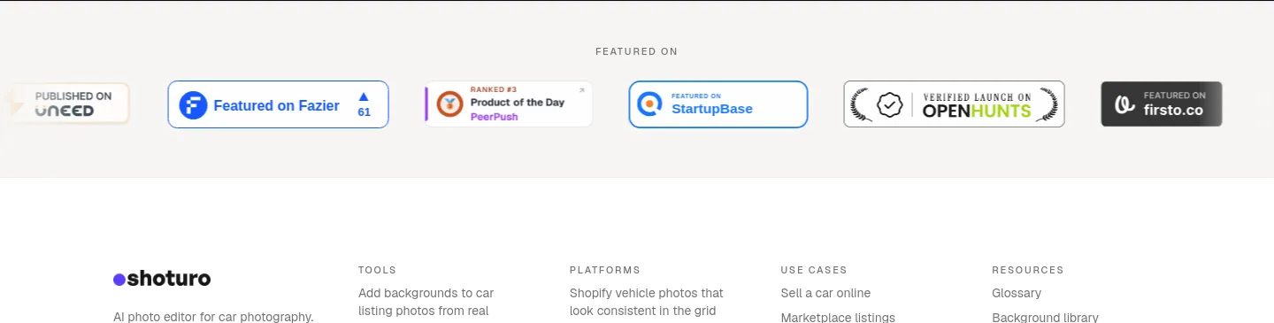 shoturo.com Logo Wall