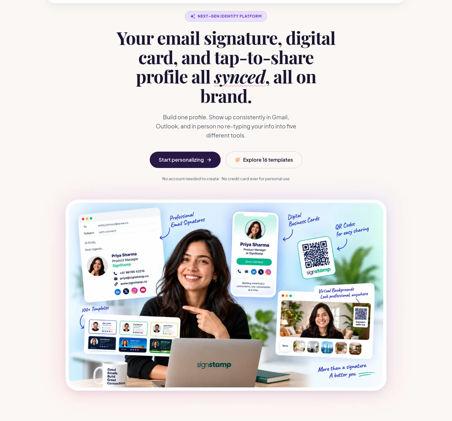 signstamp.co — a real Hero section