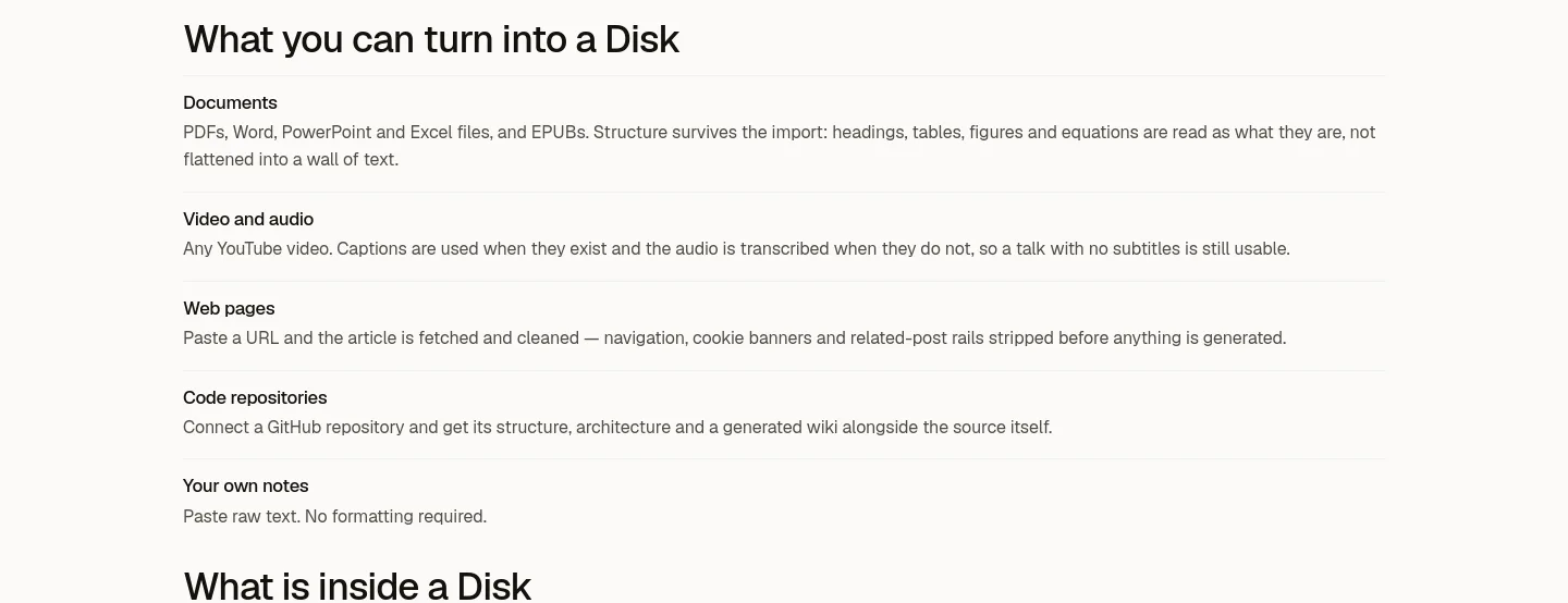 skilldiscs.com Features section