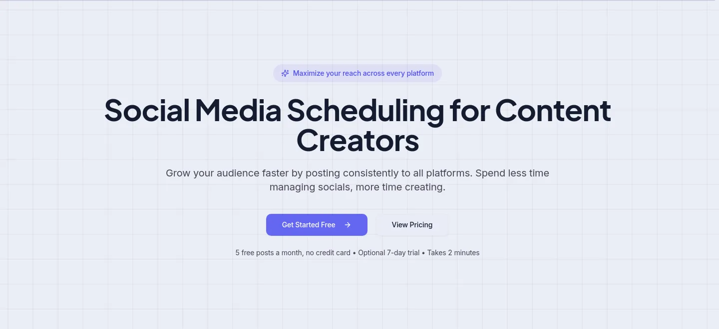 socialync.io Hero section