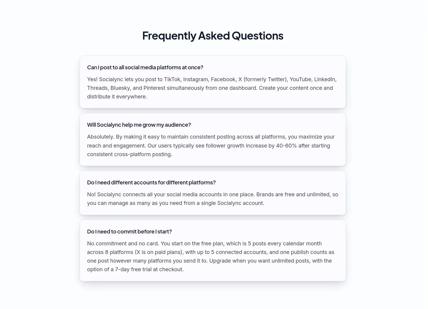 socialync.io FAQ section
