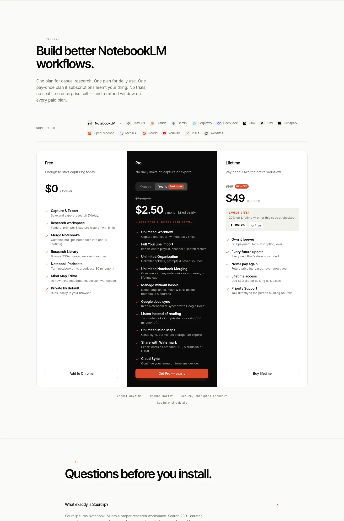 sourclip.com — a real Logo Wall section