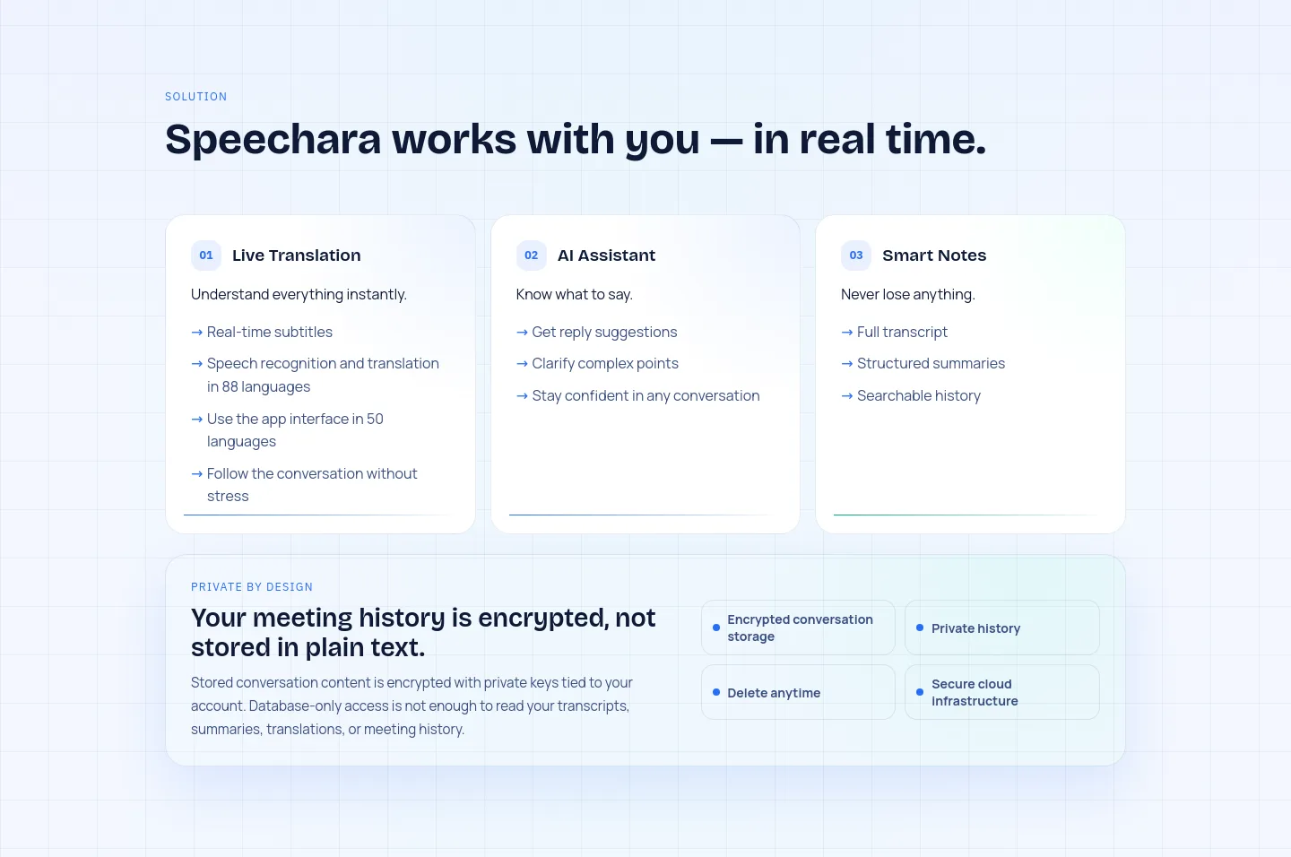 speechara.ai — a real Logo Wall section