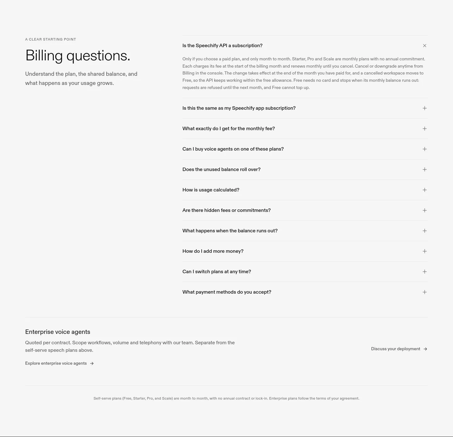 speechify.ai FAQ section
