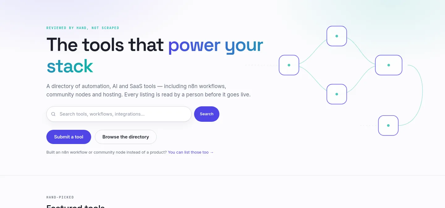 stackledge.com — a real Hero section
