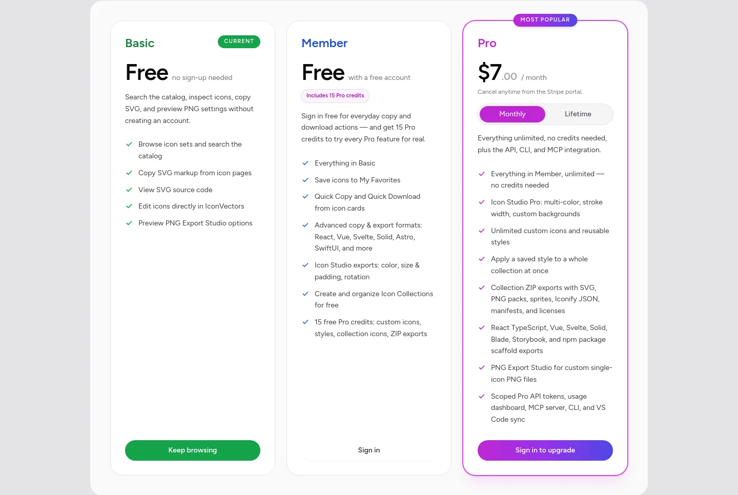 svgicons.com — a real Features section