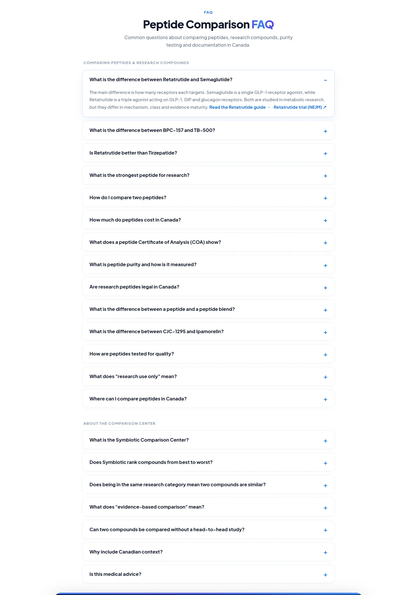symbioticpharma.is FAQ section
