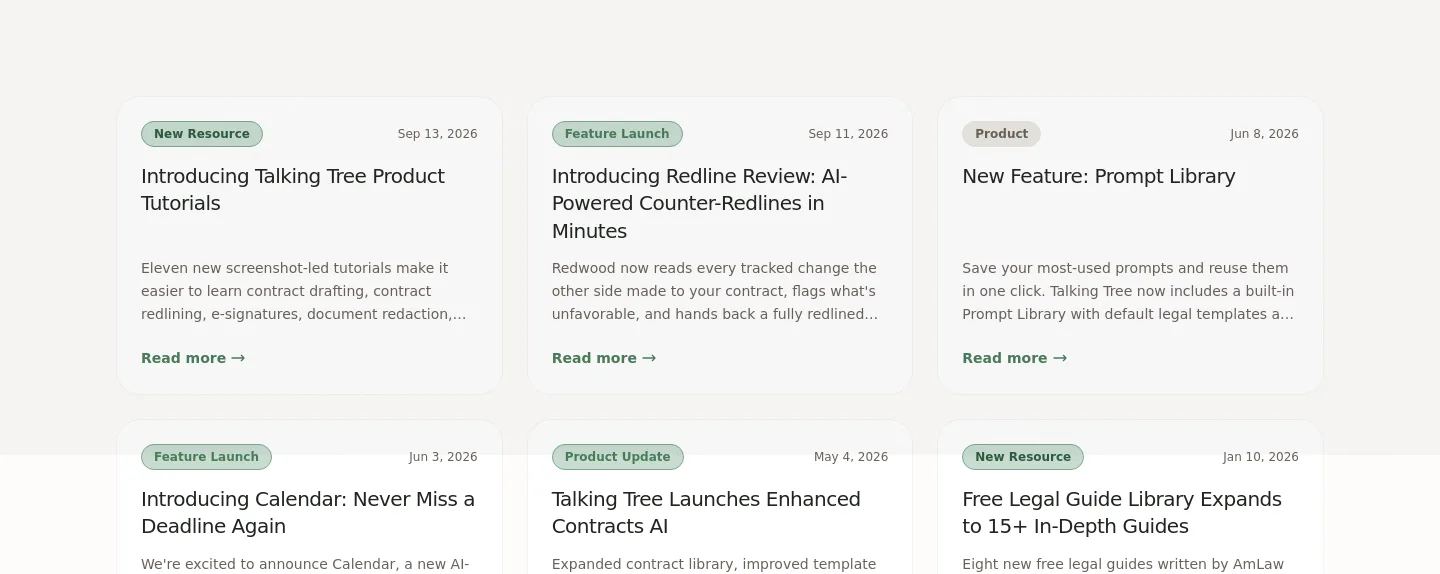 talkingtree.app — a real Features section
