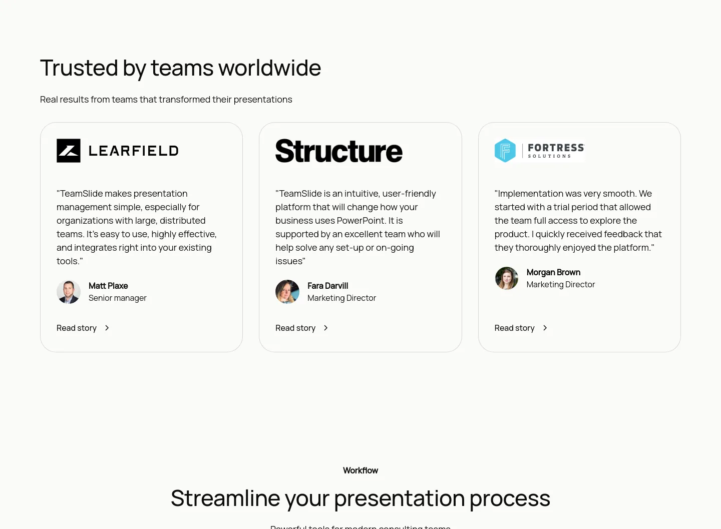 teamslide.com Logo Wall