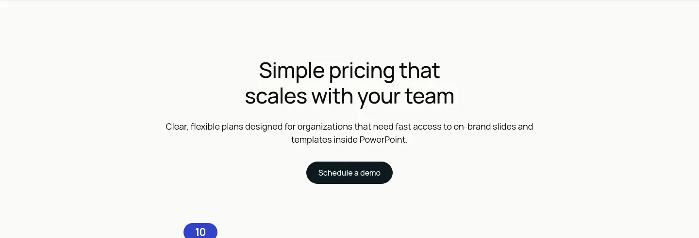 teamslide.com Hero section