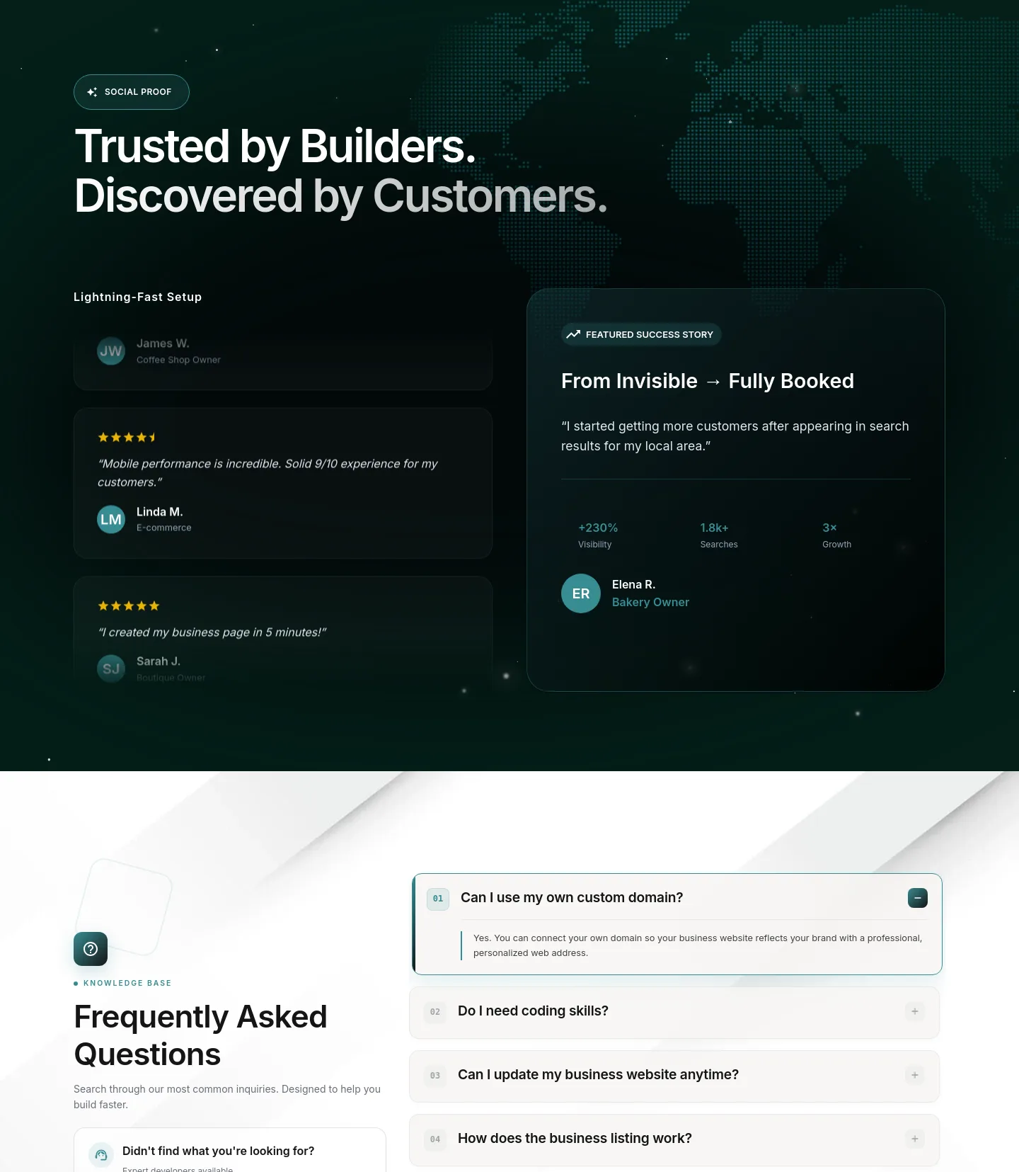 techietribe.ai — a real Logo Wall section