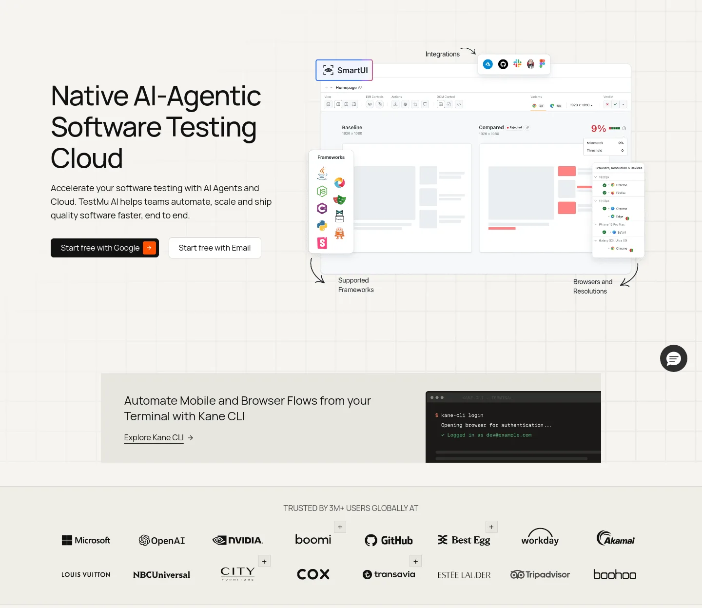 testmuai.com — a real Hero section