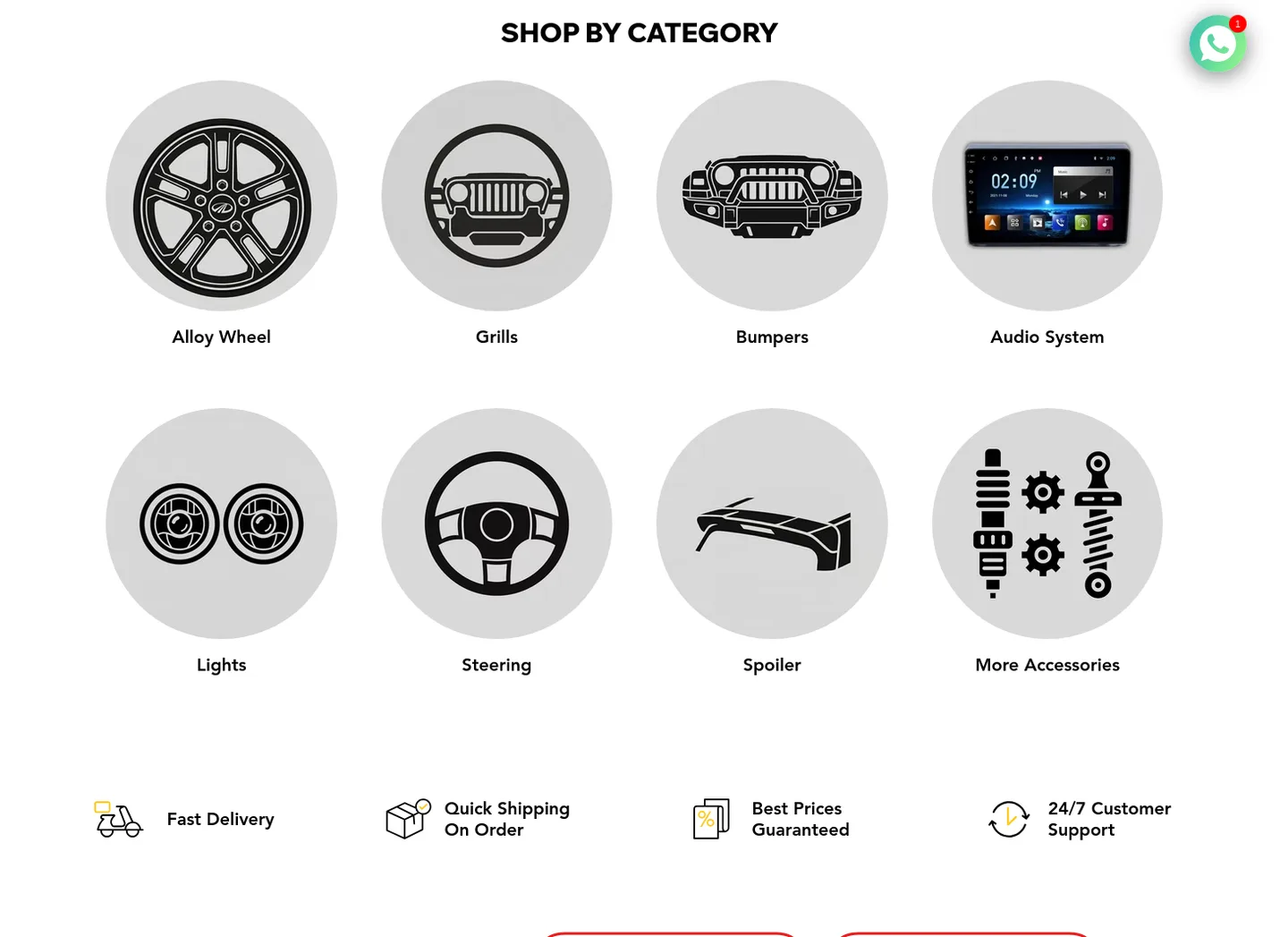 thar4x4products.com — a real Logo Wall section