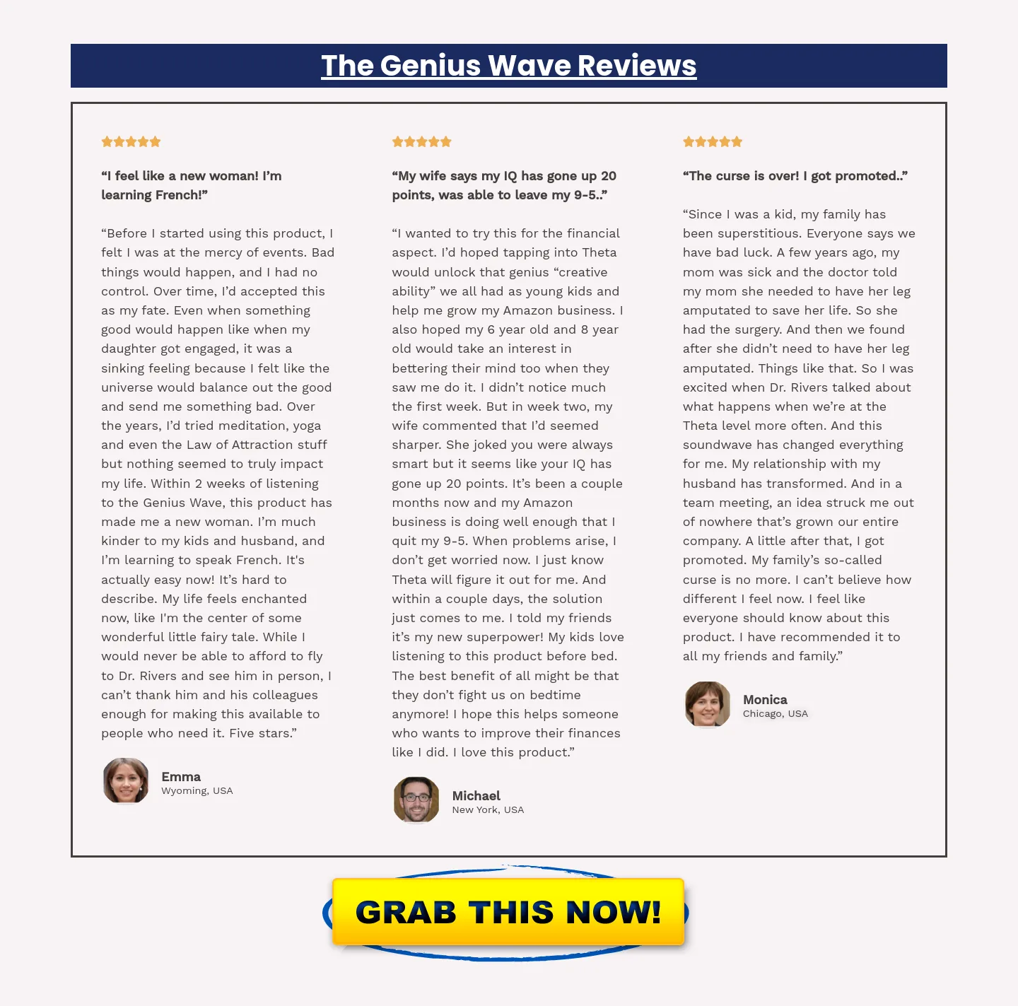 the-geniuswave.us Reviews section