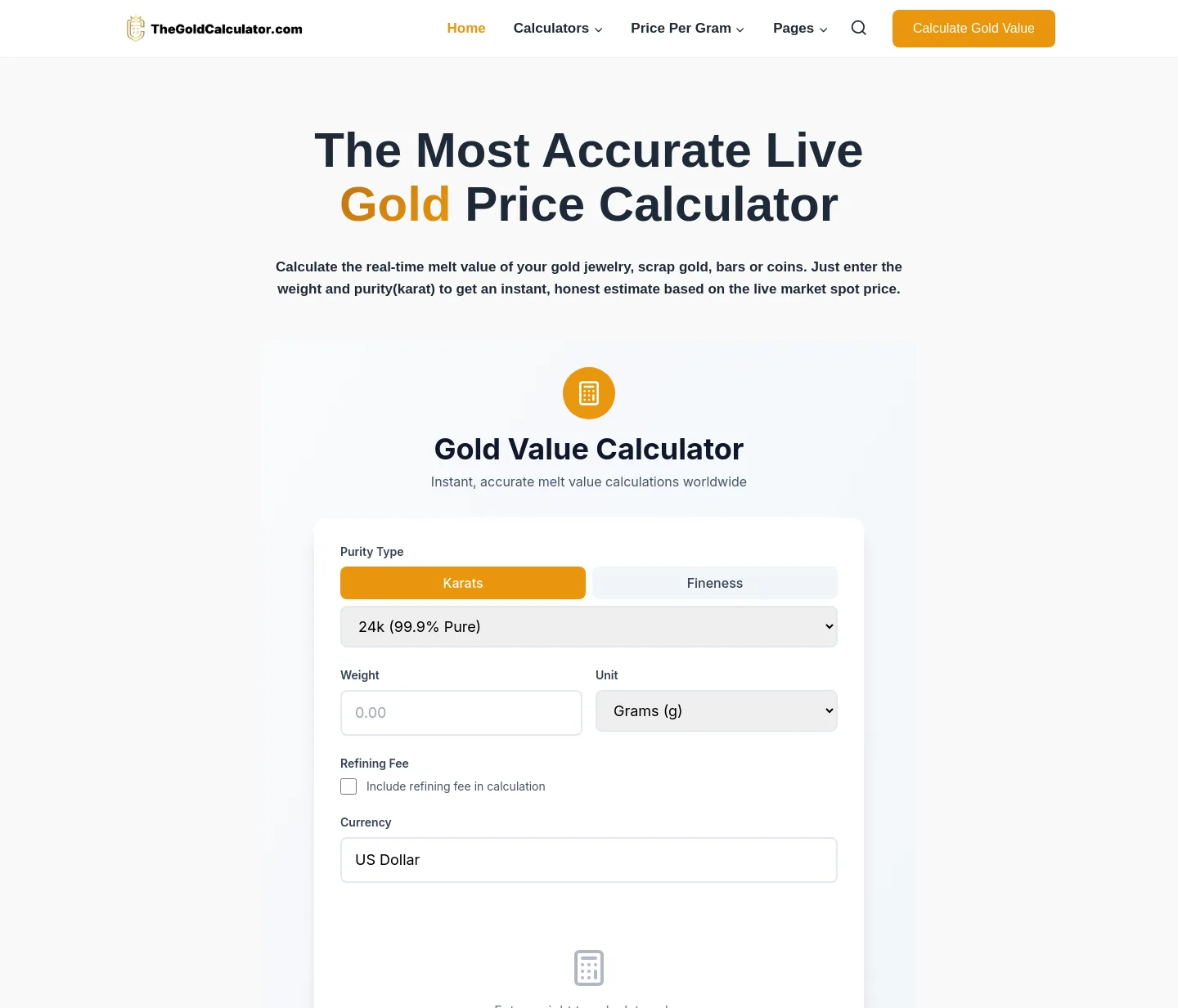 thegoldcalculator.com