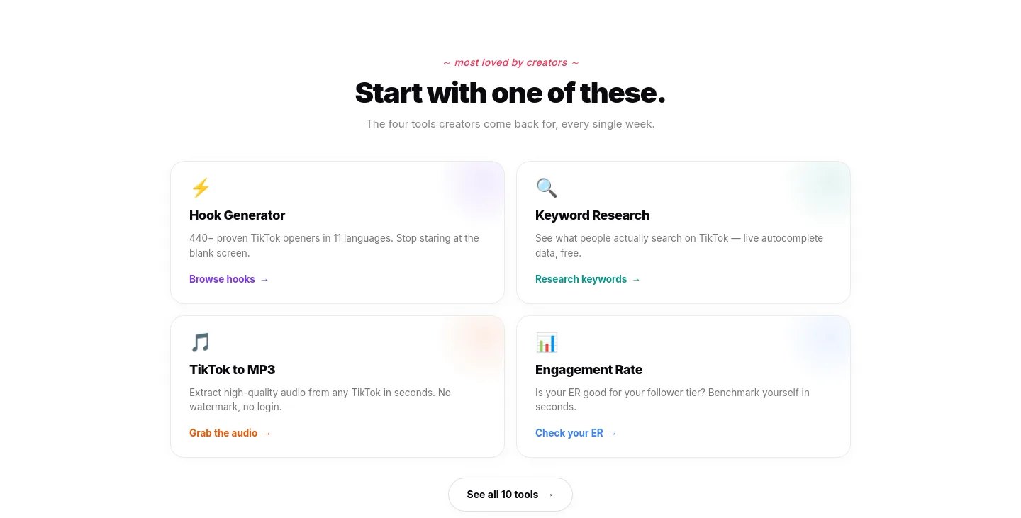 tiktapdown.com — a real Logo Wall section