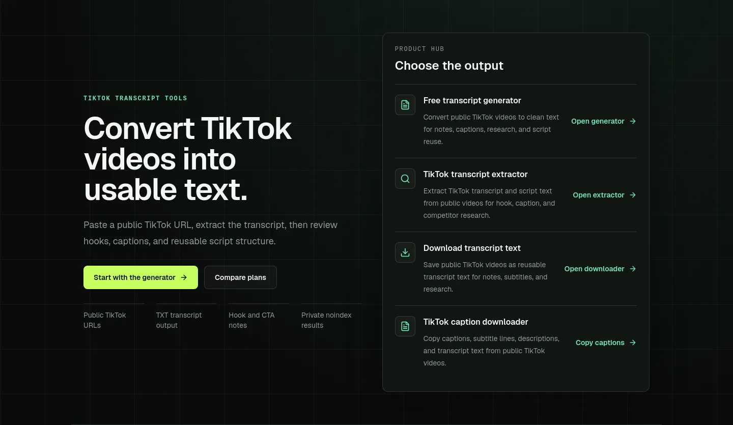 tiktoklist.com — a real Hero section