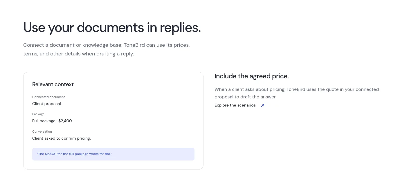 tonebird.ai Pricing section