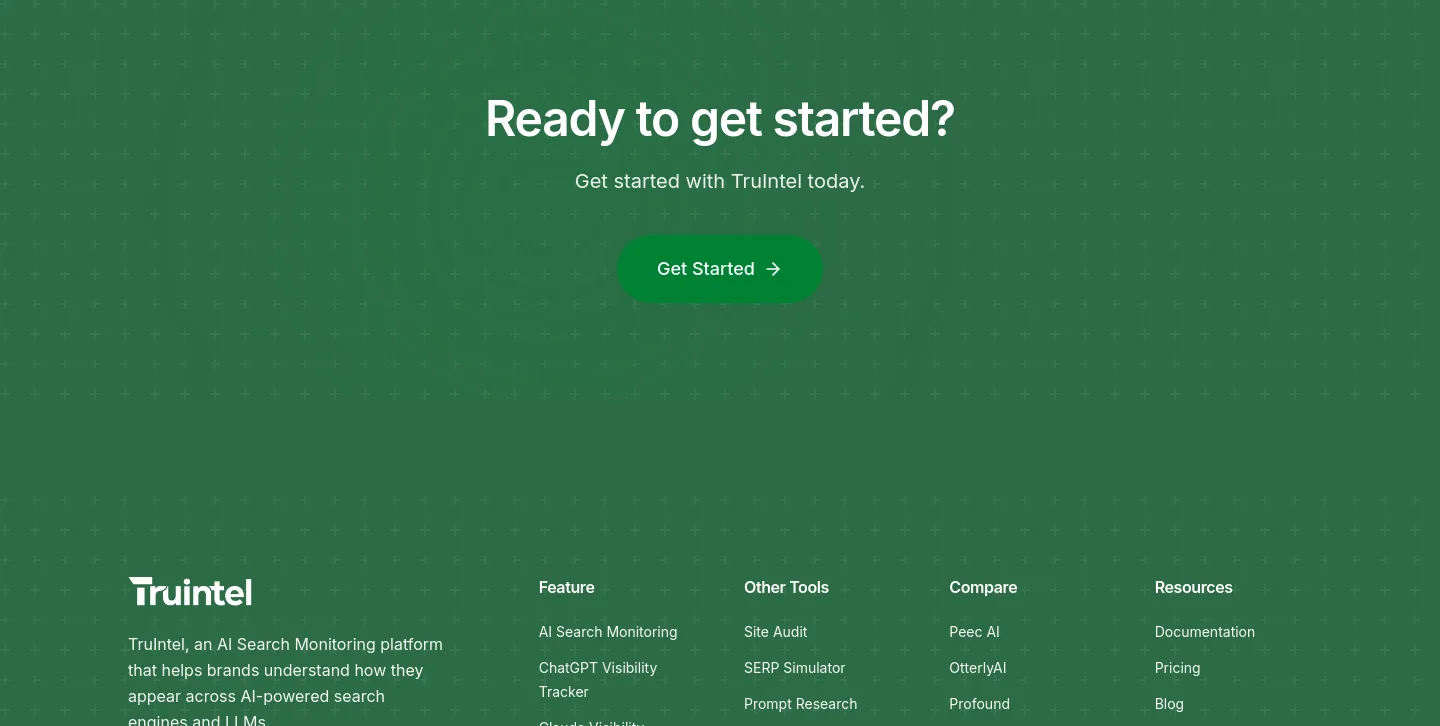 truintel.ai CTA section