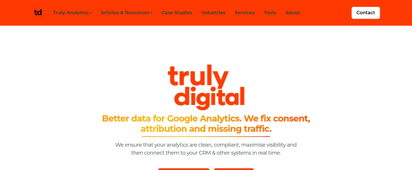 trulydigital.net — a measured funnel