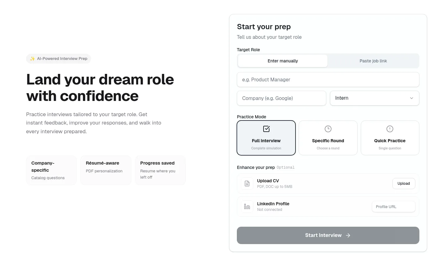 tryskillio.com — a real Hero section