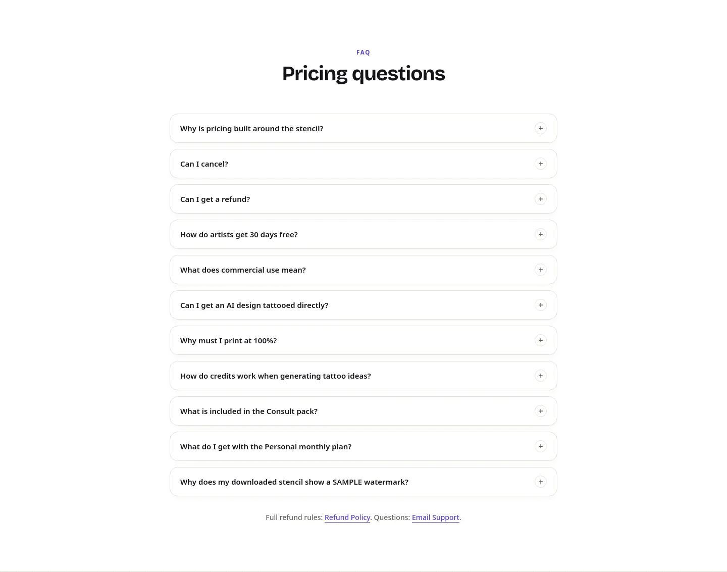 trystencil.org FAQ section