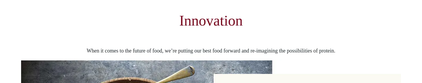 tysonfoods.com — a real Hero section