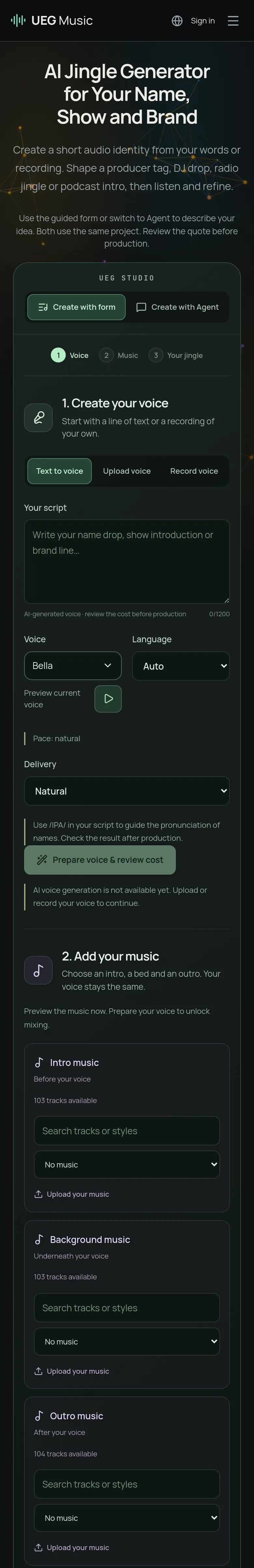 uegmusic.com