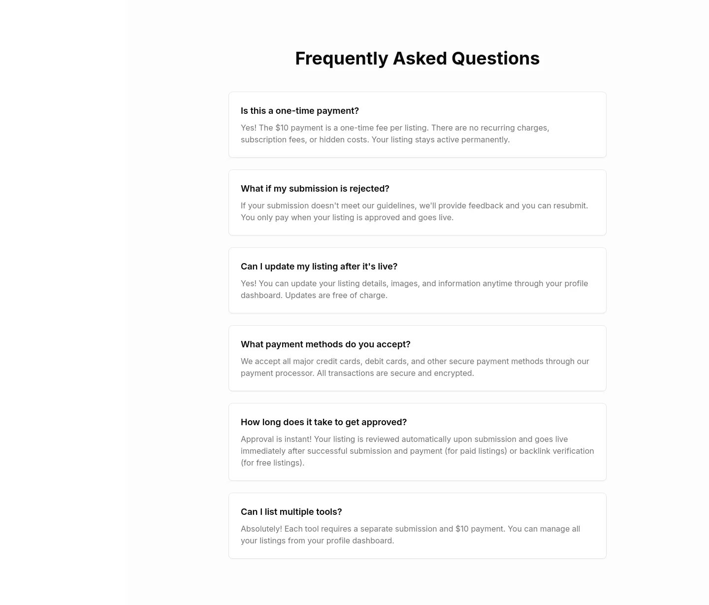 uno.directory FAQ section