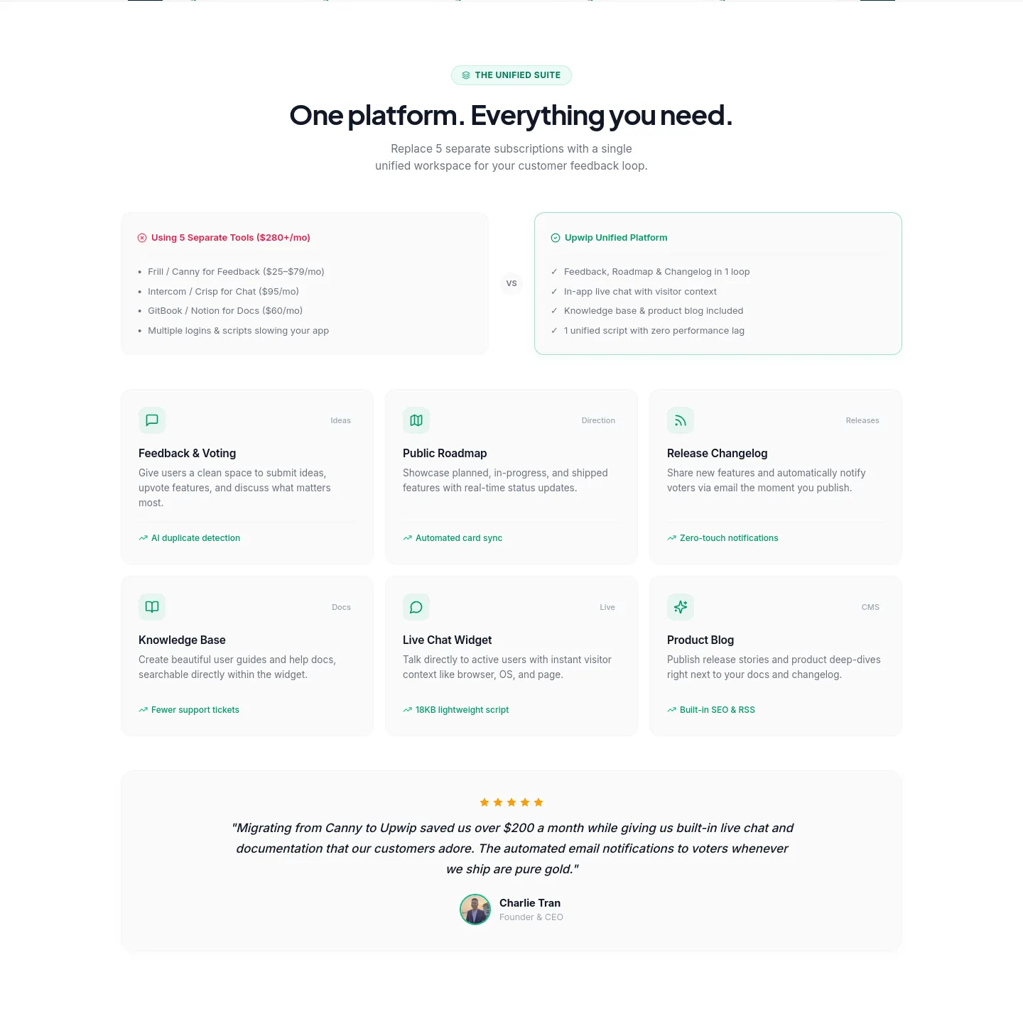 upwip.com Pricing section