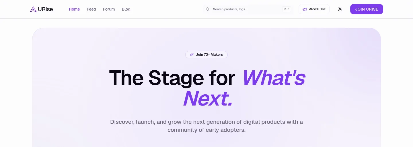 urise.dev — a measured funnel