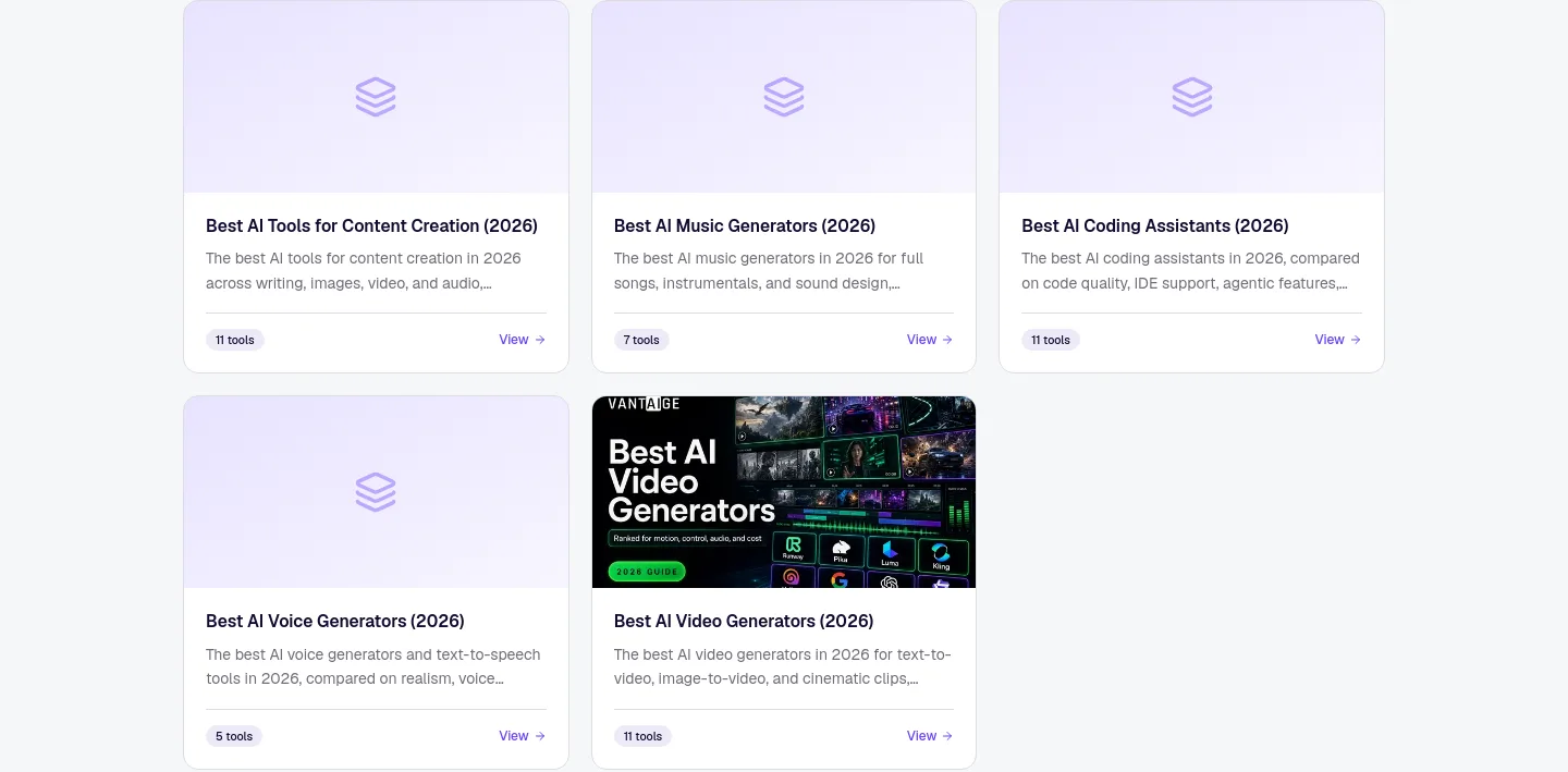 vantaige.io Features section
