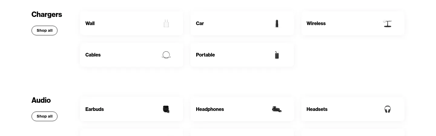 verizon.com — a real Logo Wall section