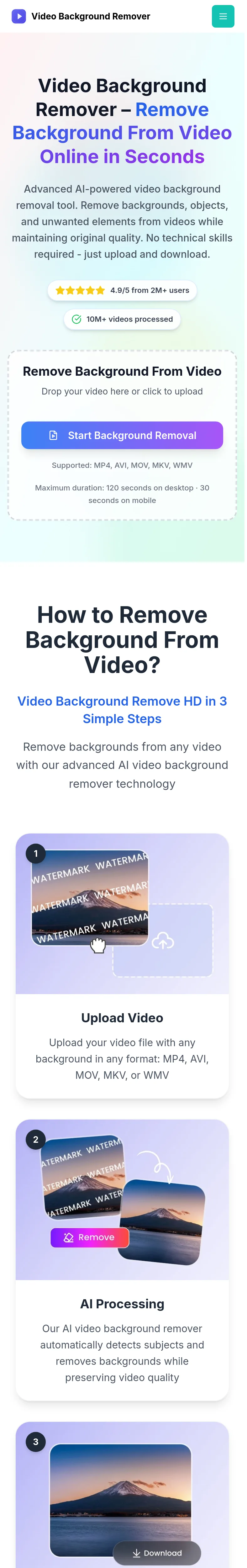 videobgremover.org — The Pricing Page