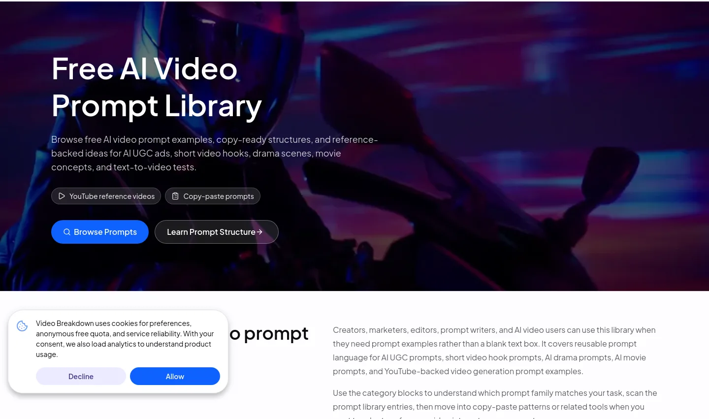 videobreakdown.net — Hero