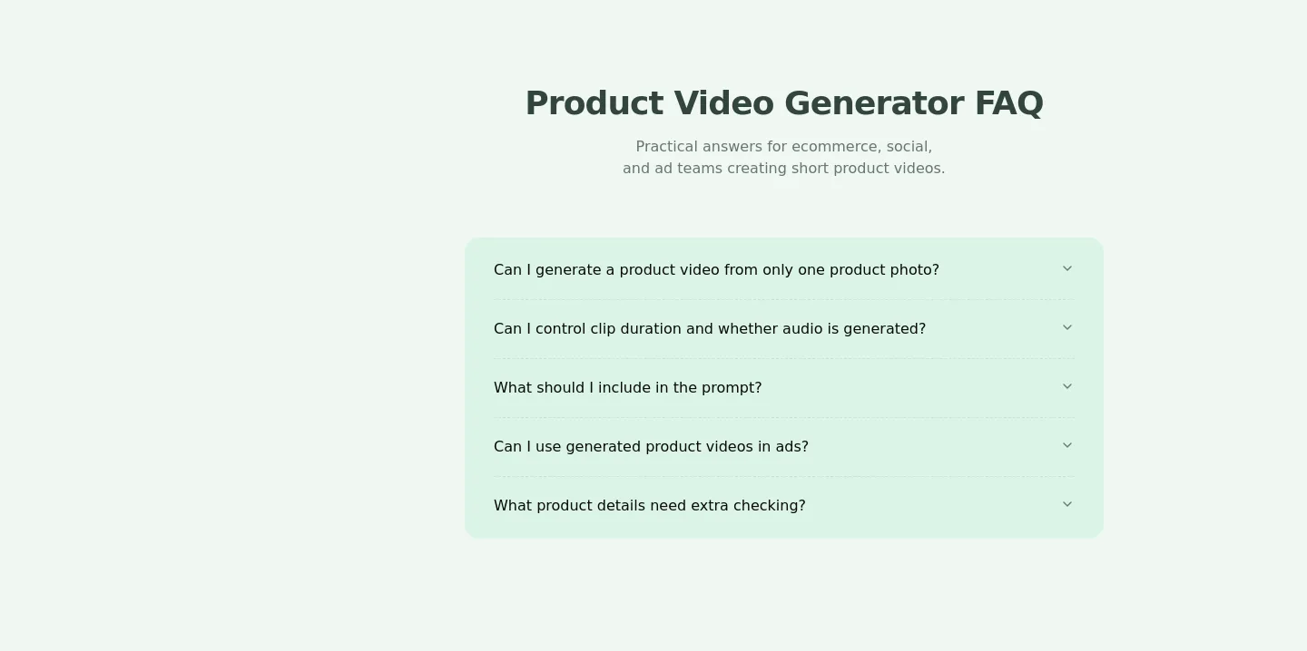 vidrush-ai.com FAQ section