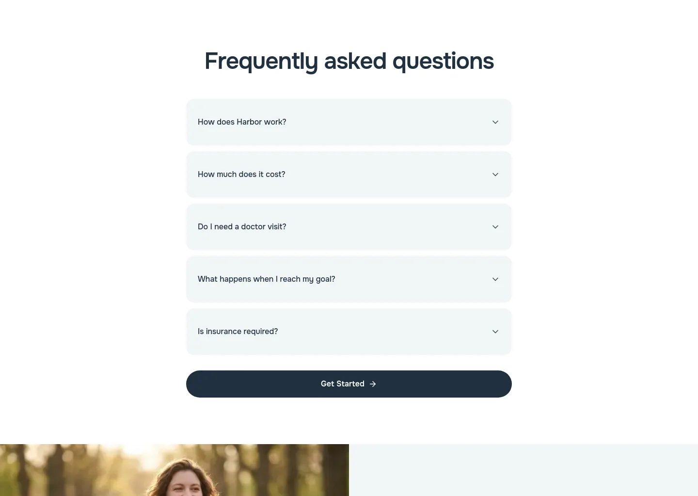 visitharbor.com — a real FAQ section