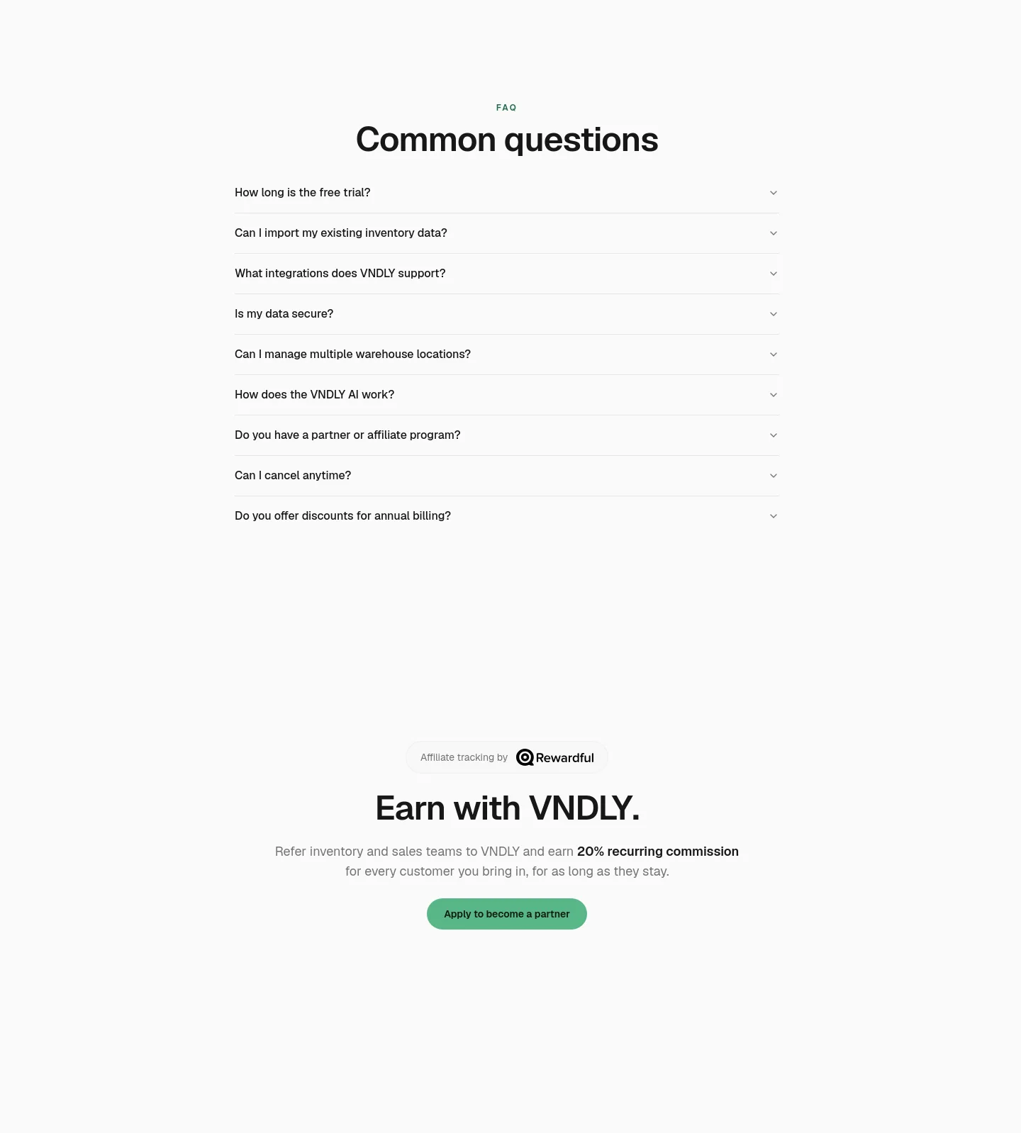 vndly.io FAQ section