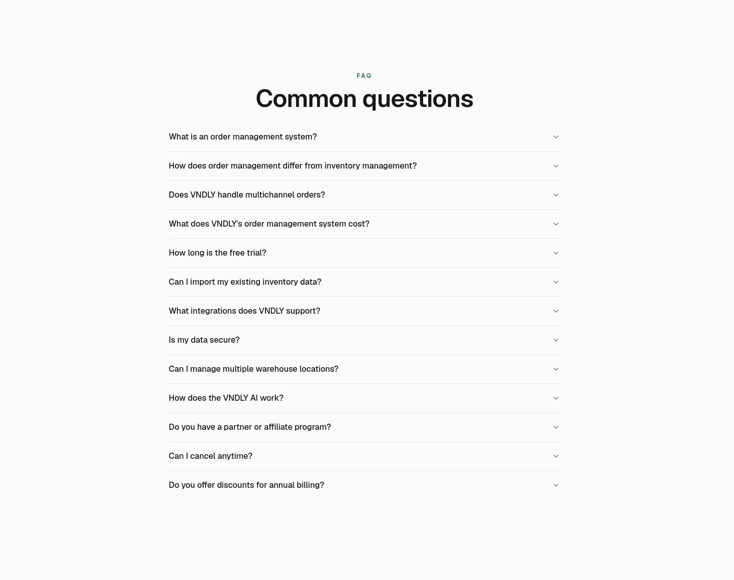 vndly.io FAQ section